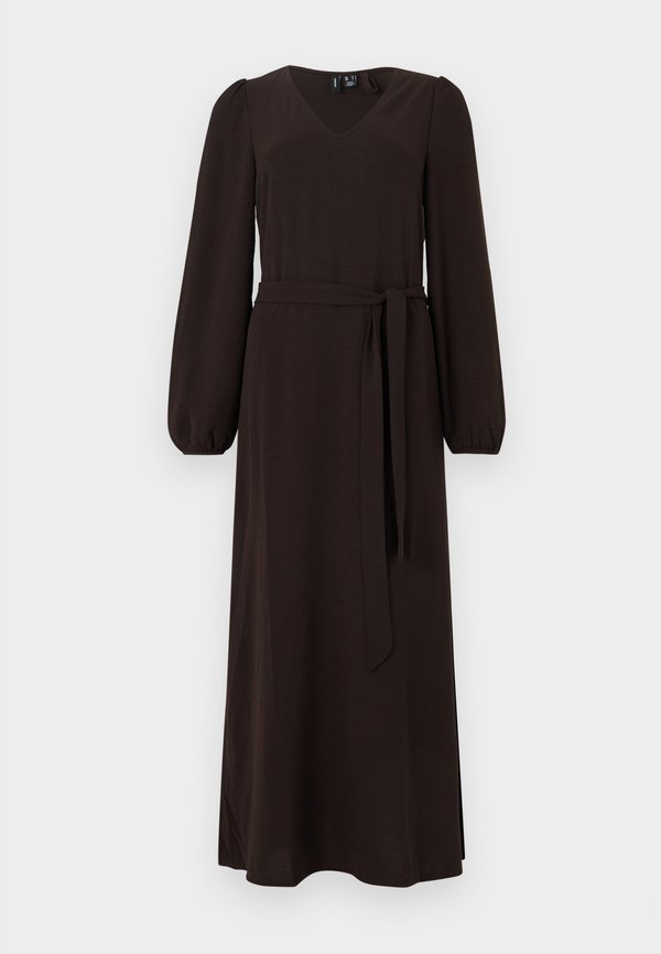 Vero Moda VMALVA Long - Maxi dress - chocolate torte