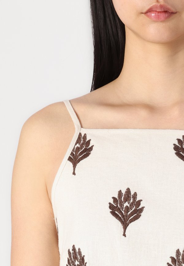 Abercrombie & Fitch Shift Linen Blend Mini Dress