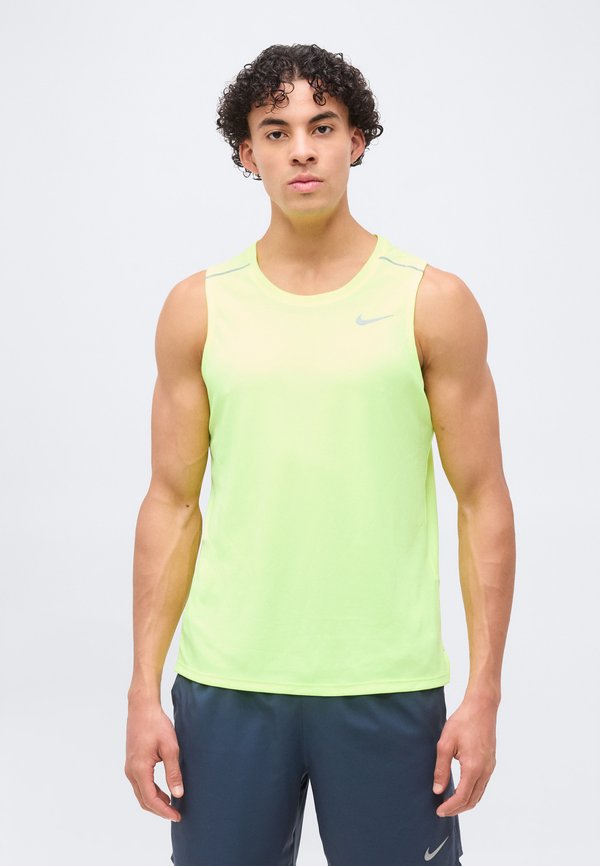 Nike Performance MILER TANK - Top - volt ice