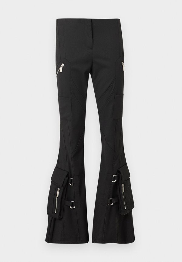 OFF-WHITE BELT FLARE PANTS