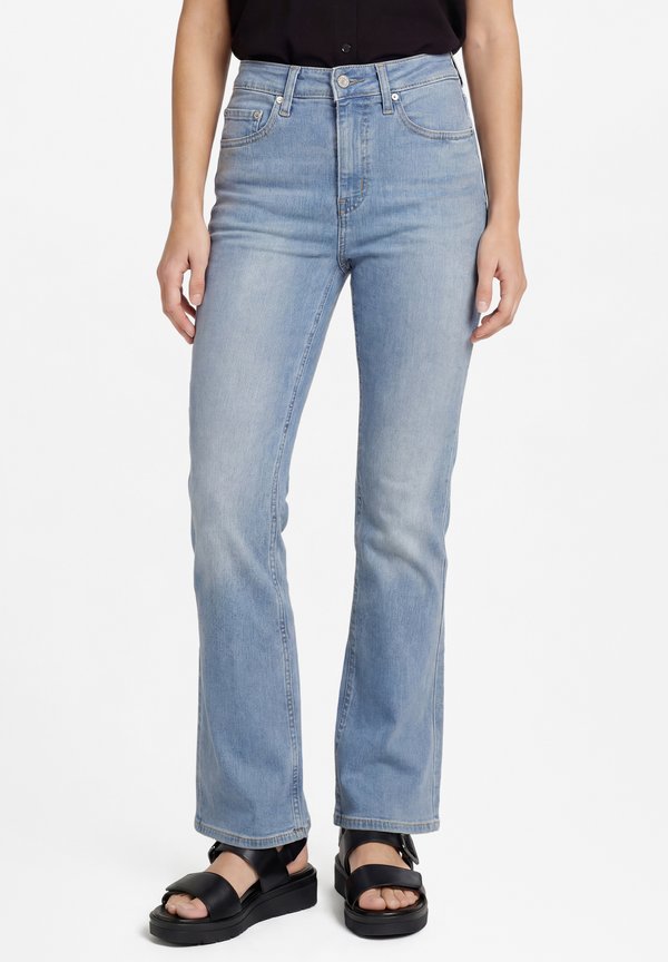 Levi's® WB-700 SERIES-725 LONG BOTTOMS - Bootcut jeans - light stone