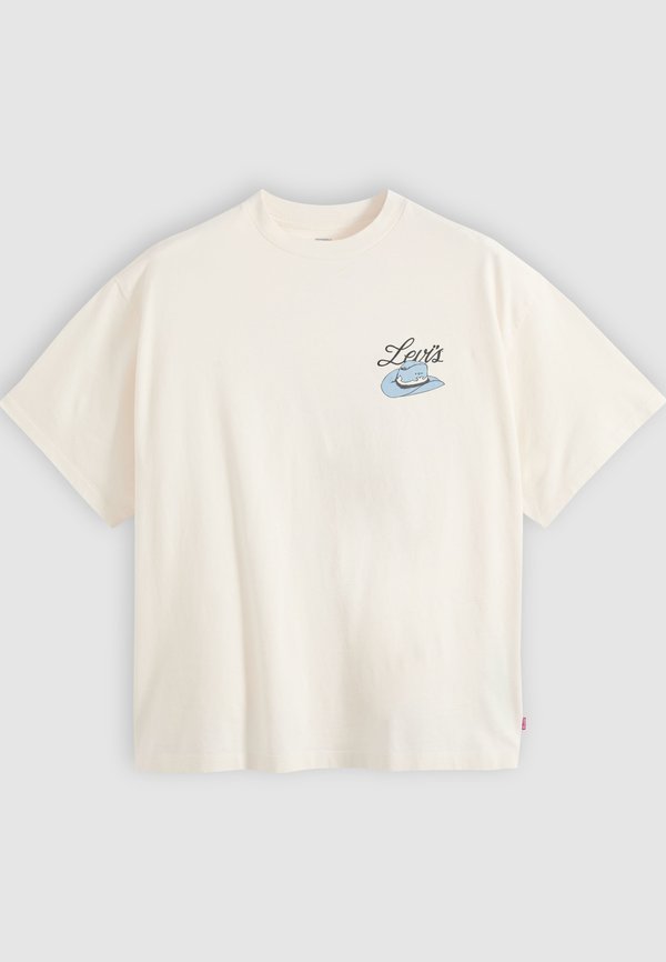Levi's® SHORT STACK TEE - Print T-shirt - egret