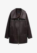 Mango Short coat - bordeaux