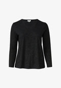 s.Oliver Long sleeved top - schwarz