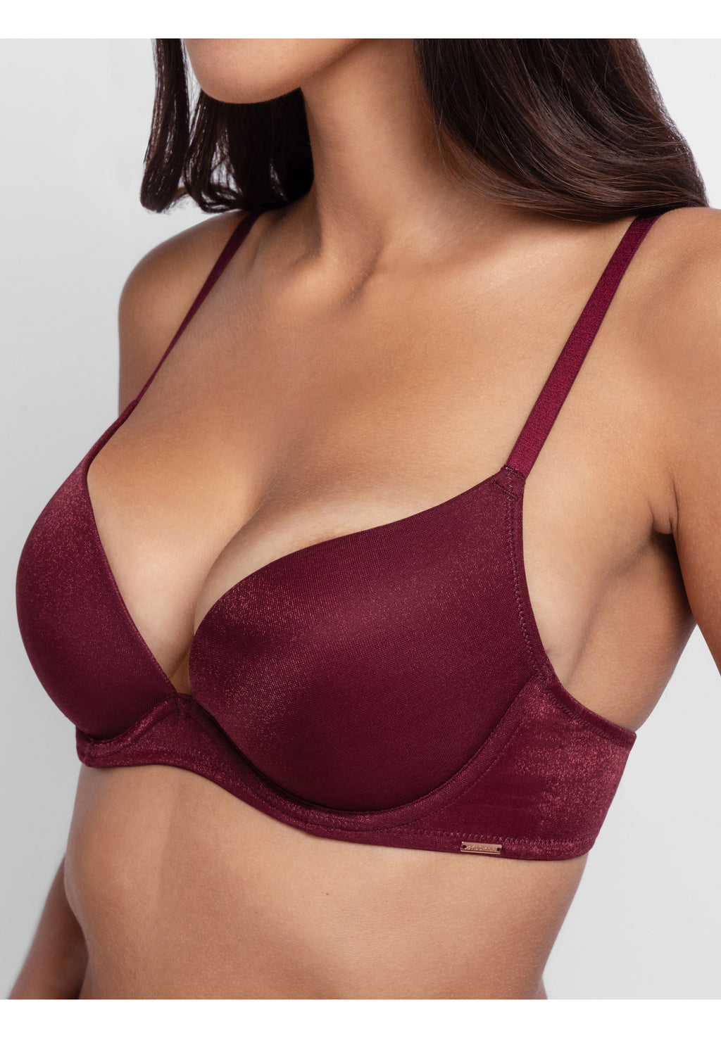 DORINA ORIGINS-SHIMMER MESH_PUSH UP PLUNGE