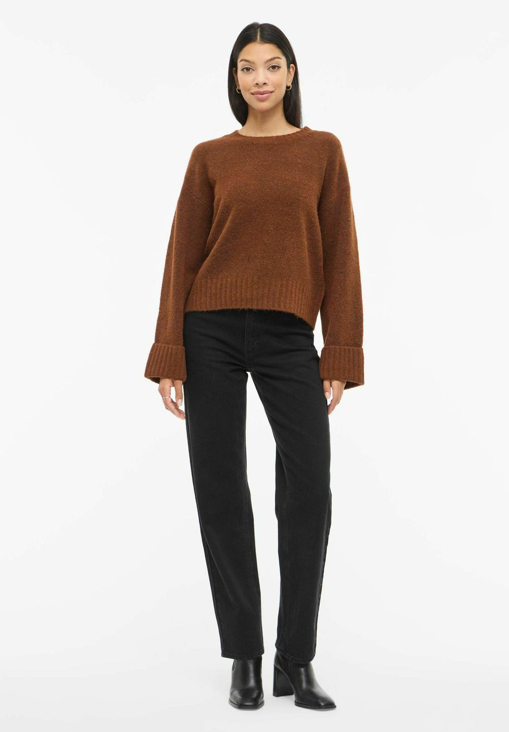 VILA Knitted VILUNA Round neck