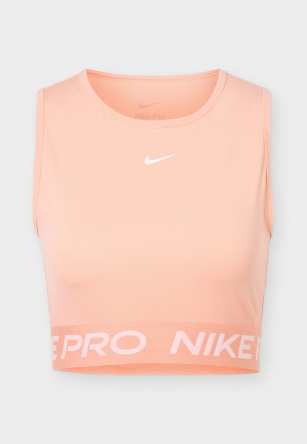 Nike Performance 365 CROP TANK - Top - crimson bliss/white