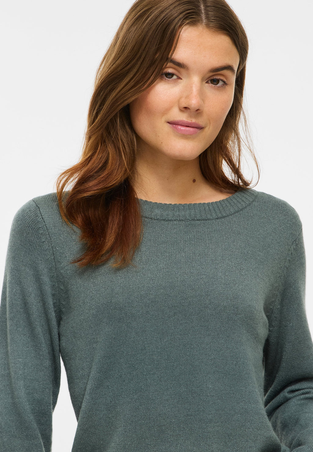 VILA VIRIL O-NECK L/S KNIT TOP - NOOS