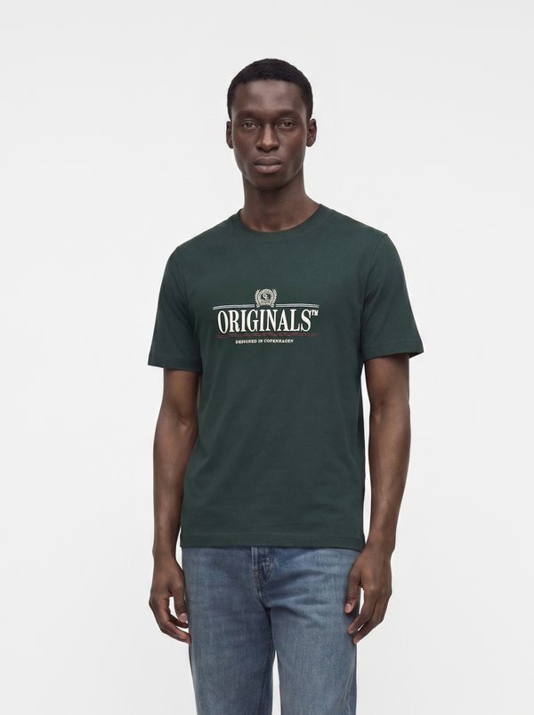 Jack & Jones JORFREDERIKSBERG GRAPHIC BOX TEE  - Print T-shirt - pine grove