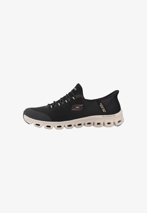Skechers INS GLIDE STEP VIBEY - Slip-ons - schwarz