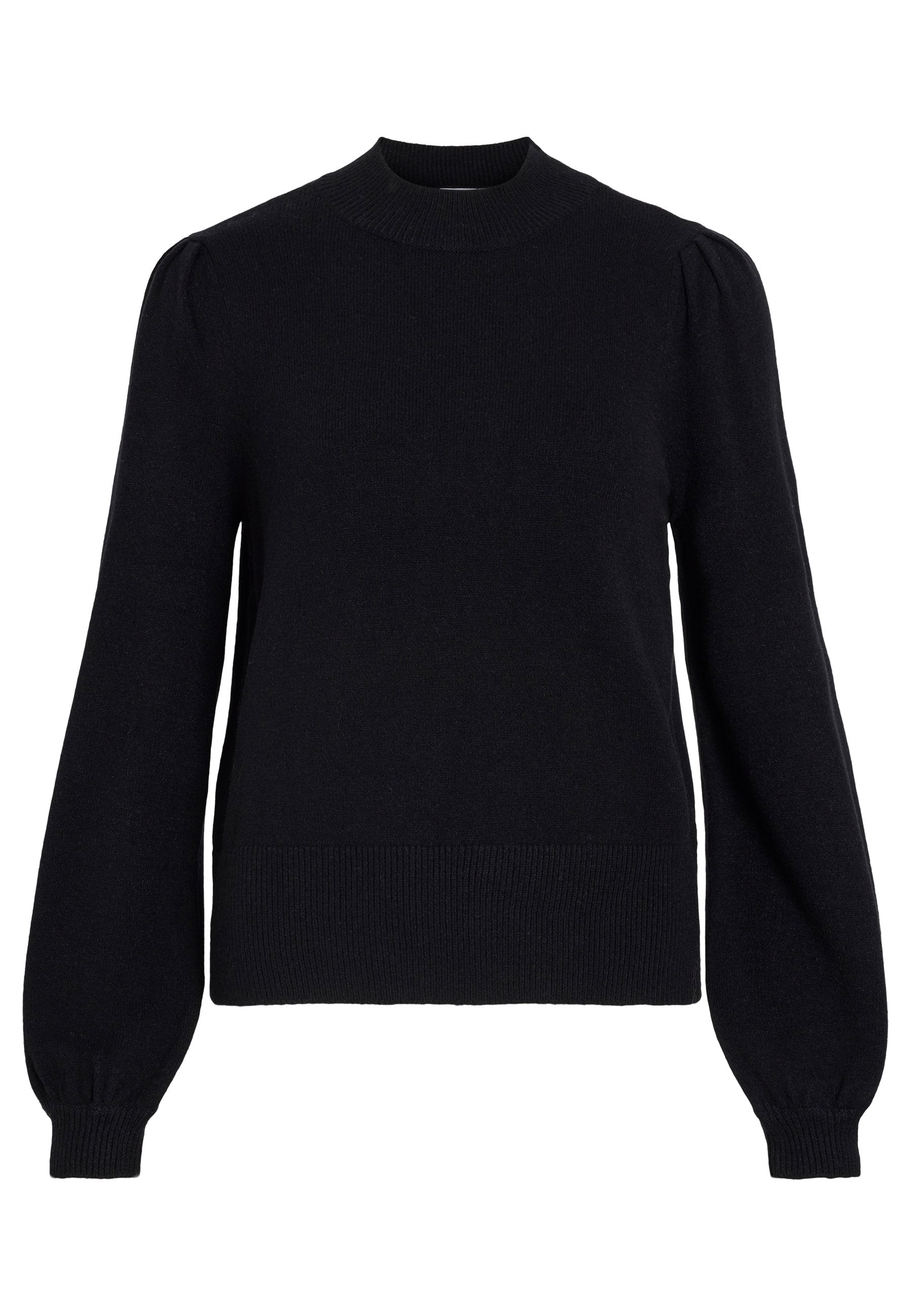 VILA VIRIL TURTLE-NK BALLOON L/S TOP - NOOS