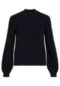VILA VIRIL TURTLE-NK BALLOON L/S TOP - NOOS