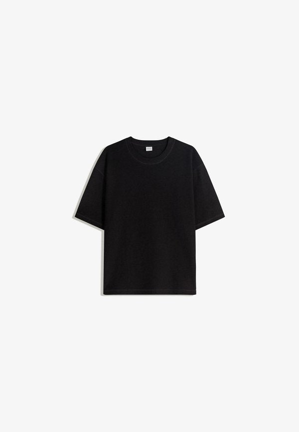 Bershka SHORT SLEEVE  - Basic T-shirt - black