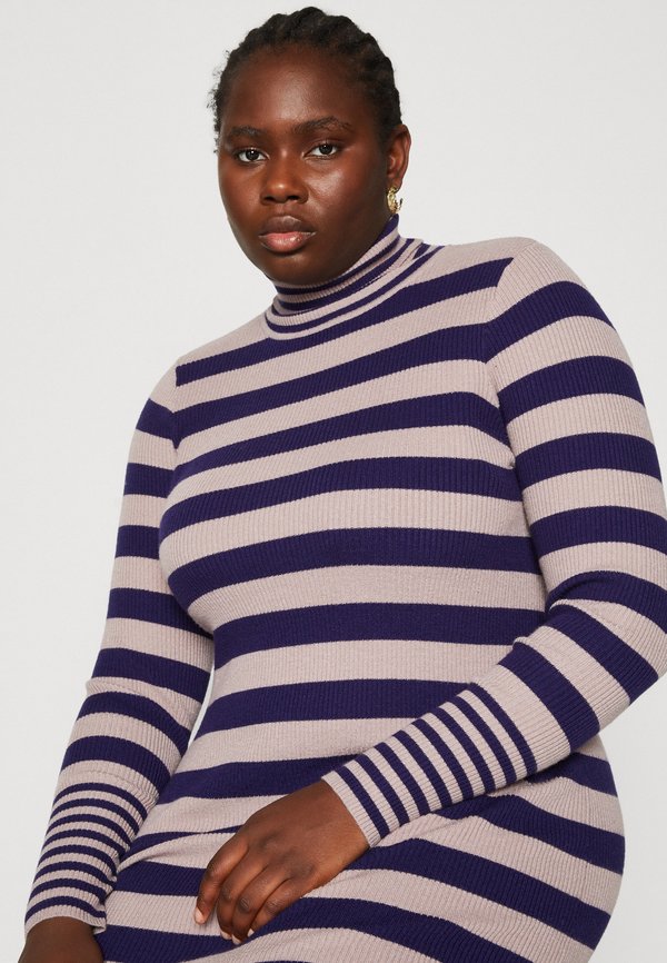 Vero Moda Curve VMCMAXINE ROLLNECK CALF DRESS