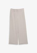 TOM TAILOR TTLEA WIDE - Trousers - dark clouds grey