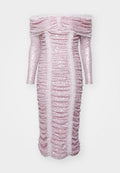 Needle & Thread SUNBEAM ROUCHED OFF SHOULDER BALLERINA DRESS