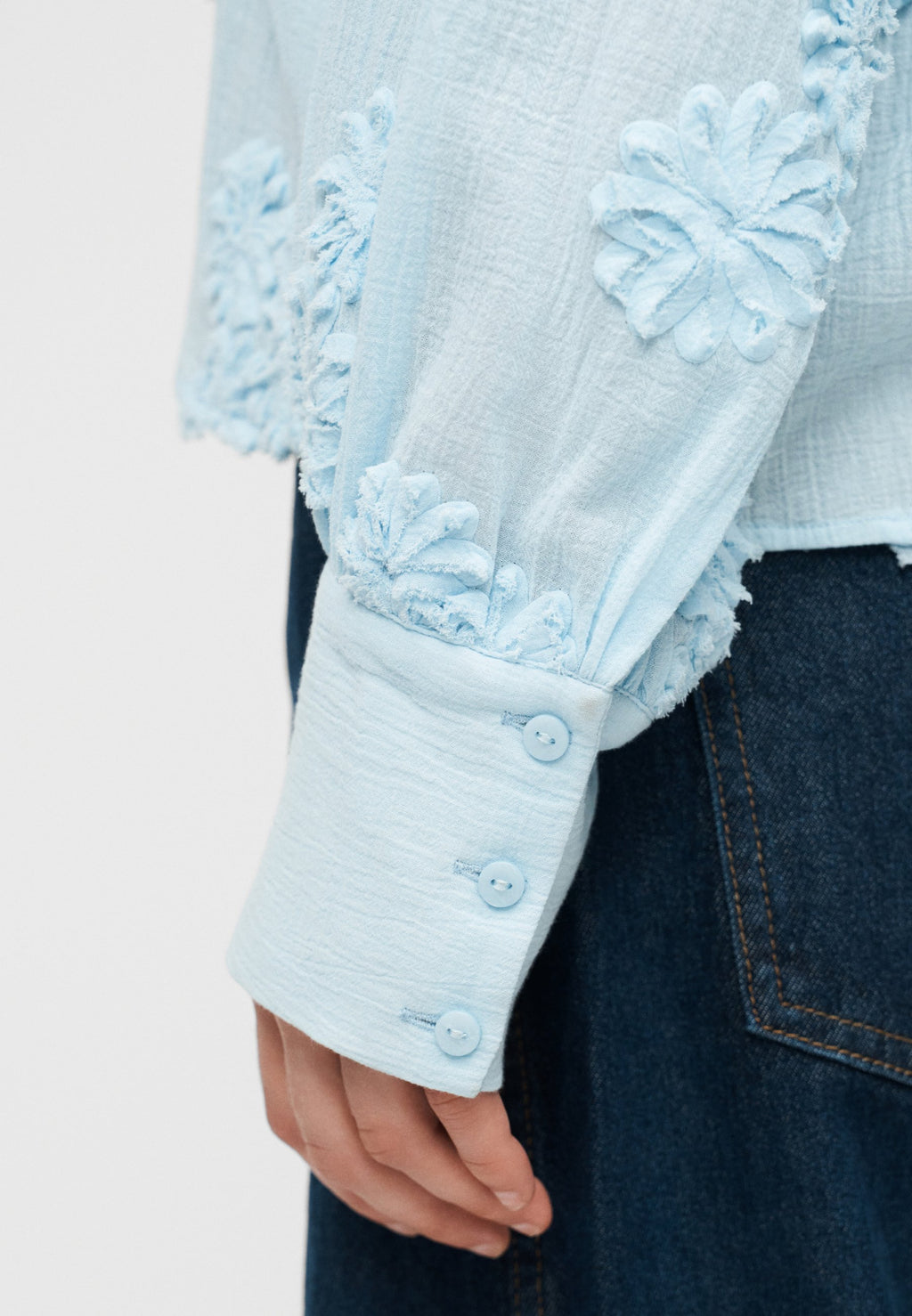 VILA VIELIRA O NECK FLOWER TOP