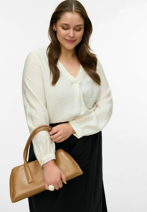Vero Moda Curve VMCURLI - Blouse - cloud dancer