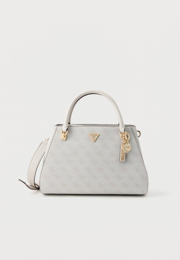 Guess NOELLE LUXURY SATCHEL - Handbag - bone