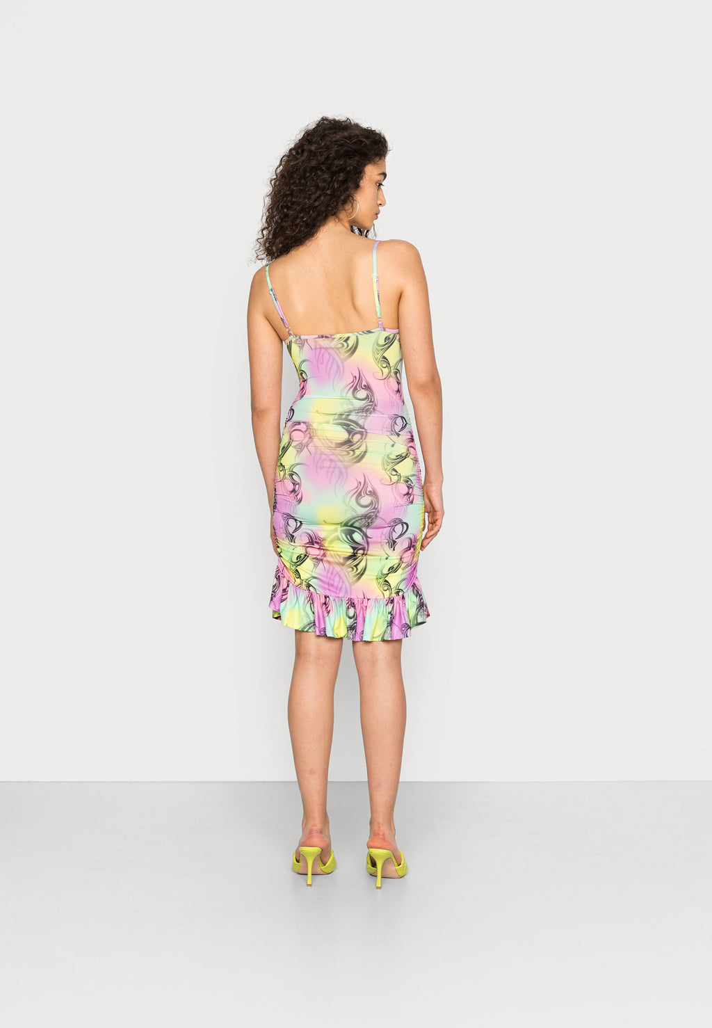 NEW girl ORDER TRIBAL PRINT CUT OUT DRESS