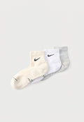 Nike Performance UNISEX 3 PACK - Sports socks - white/beige/multi-coloured