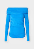 Weekday FOLDED OFF SHOULDER LONG SLEEVE TOP