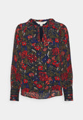 Marks & Spencer PRINT TIE BLOUSE