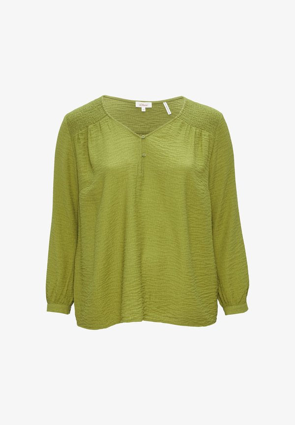 s.Oliver Blouse - guacamole