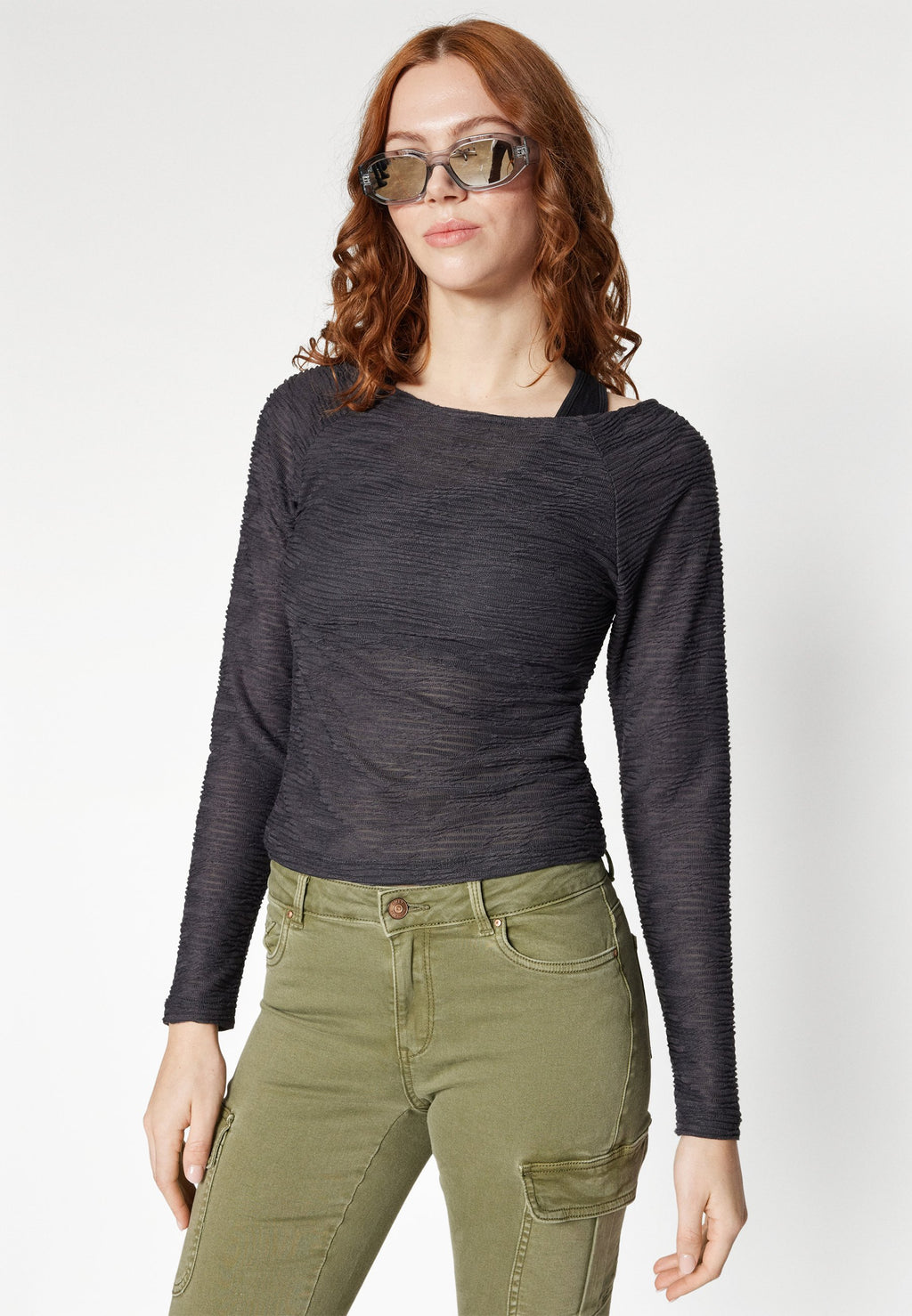 ONLY ONLCARLY BOATNECK TOP