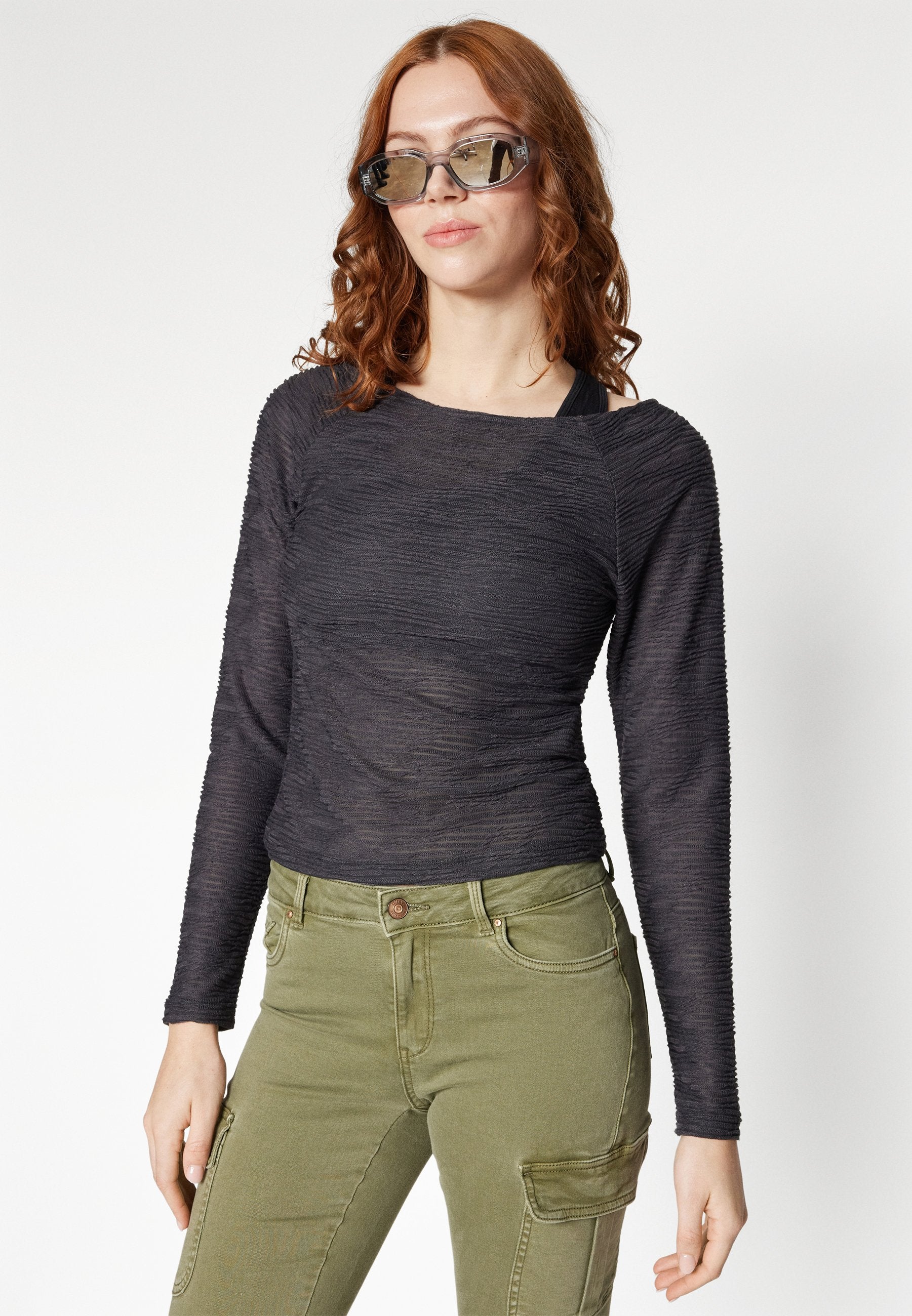ONLY ONLCARLY BOATNECK TOP