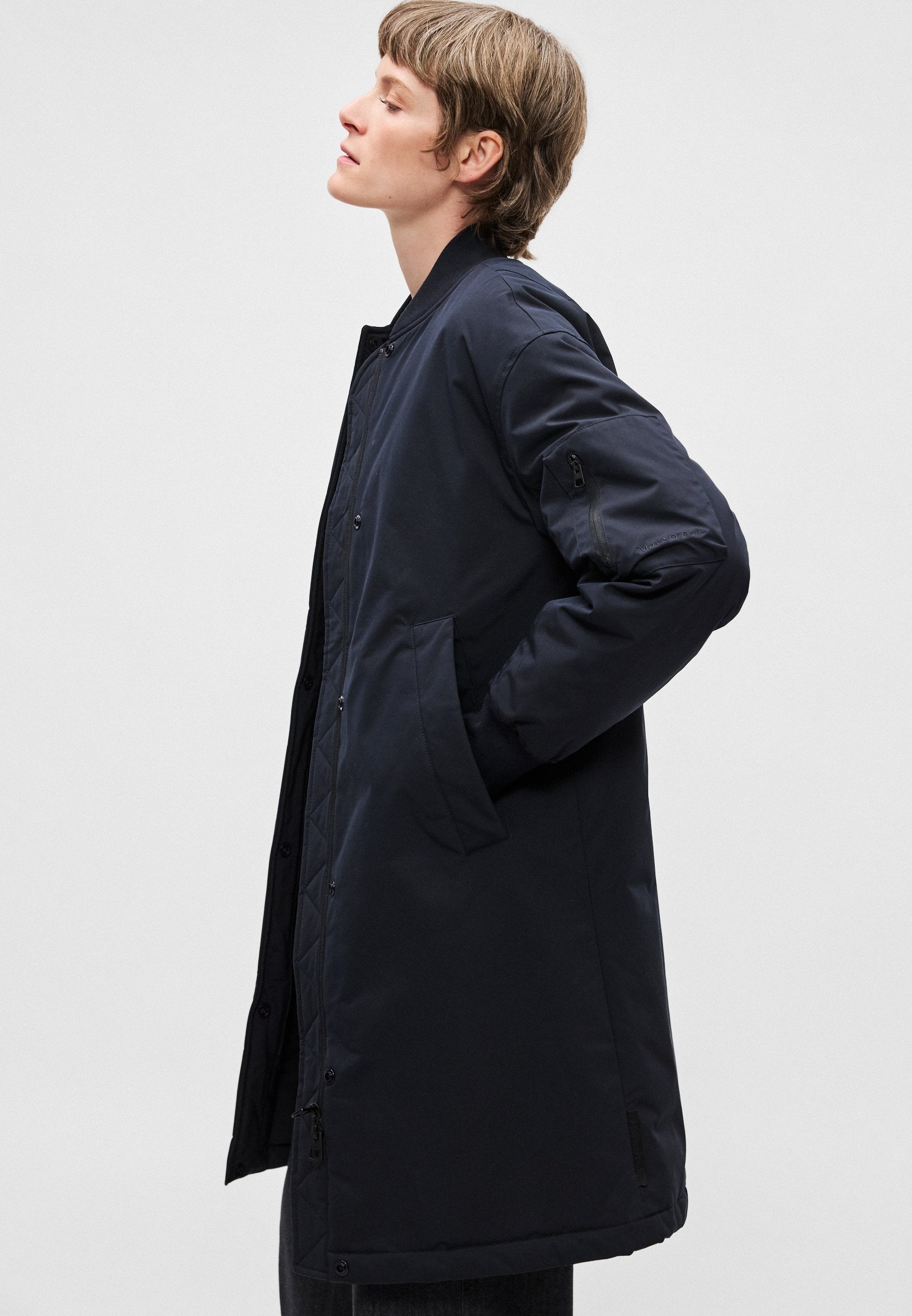 Marc O'Polo COAT LIGHT PADDED DETAILS WELTS