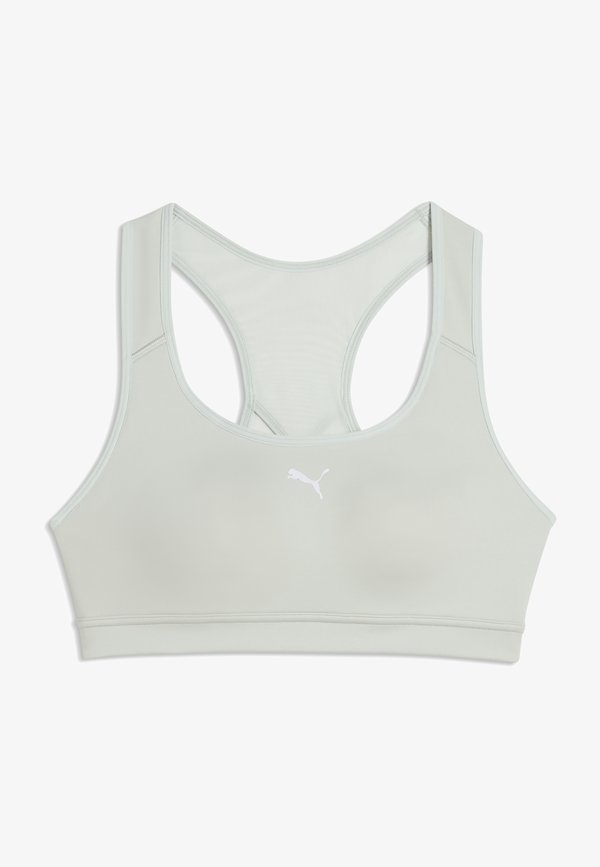 Puma 4KEEPS RUN BRA - MID - Medium support sports bra - créme de mint