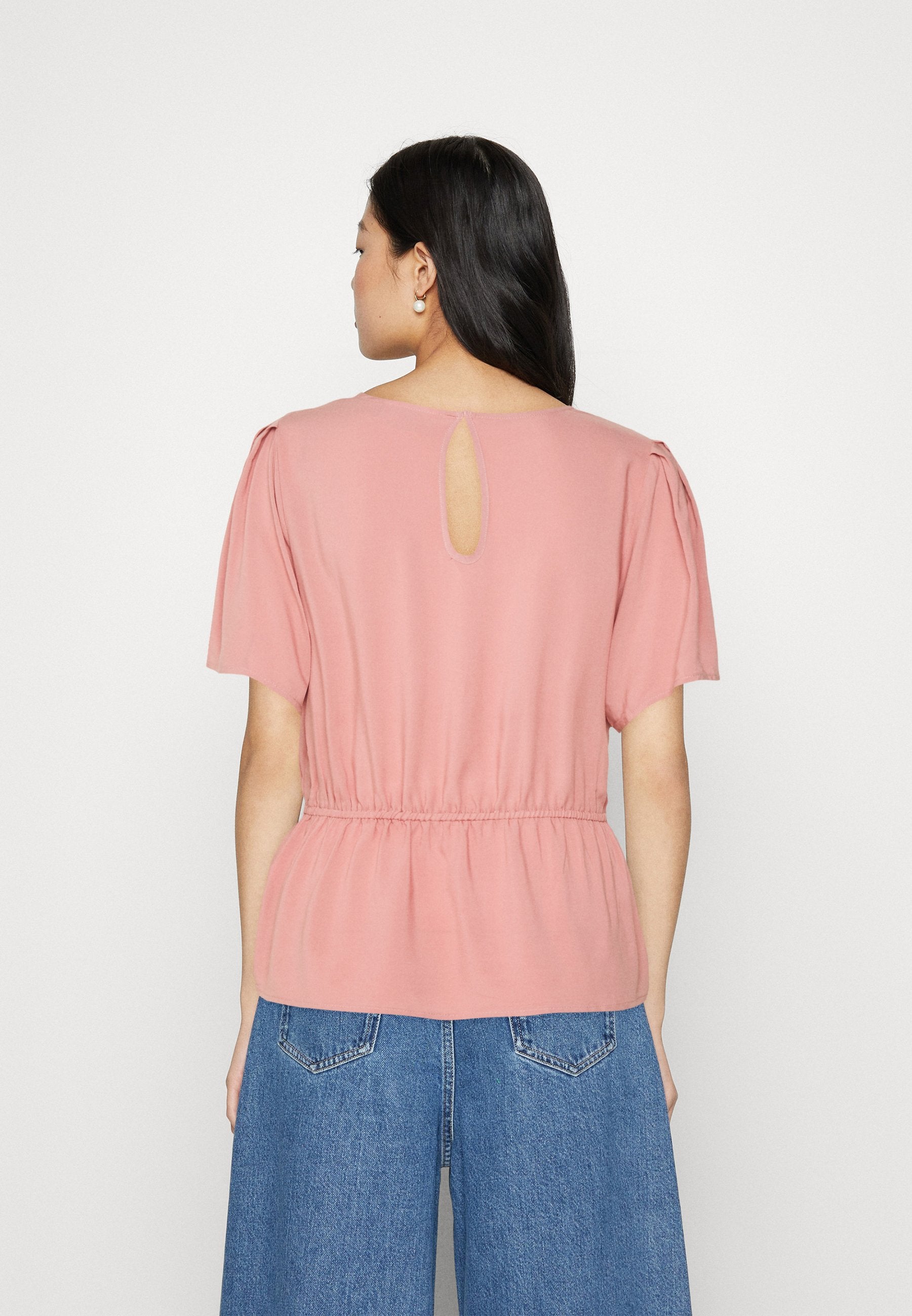 VILA VITRINE O-NECK PEPLUM