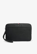 Tommy Hilfiger CENTRAL POUCH - Wash bag - black
