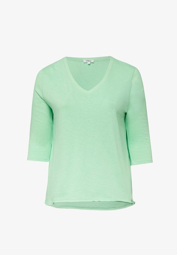 s.Oliver Long sleeved top - hellgrün