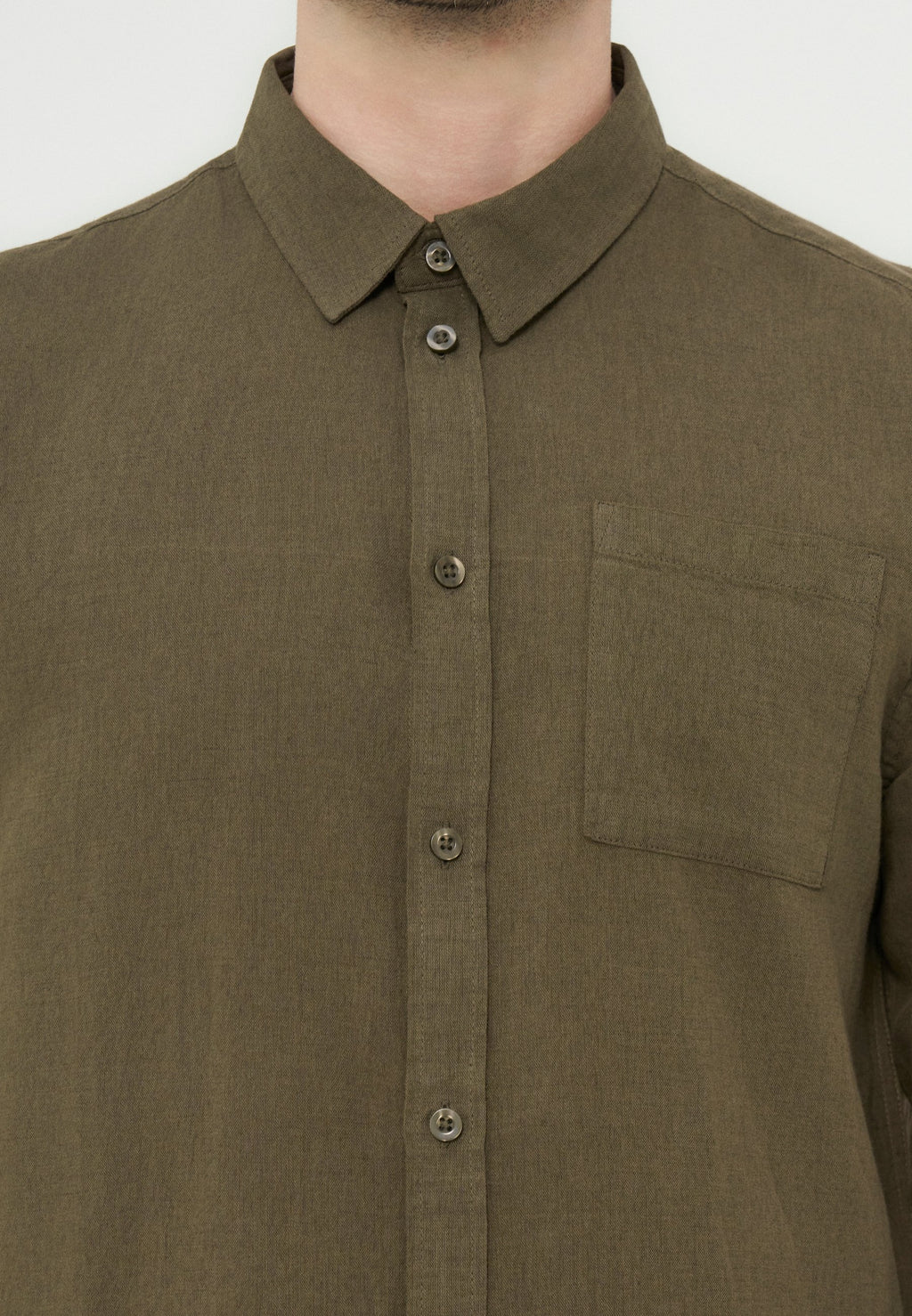 Pier One LINEN MIX SHIRT