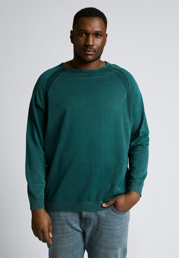 TOM TAILOR PULLOVER PLUS SIZE  - Jumper - deep meadow green