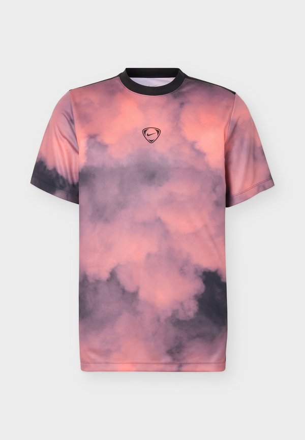 Nike Performance ACADEMY+ - Sports T-shirt - hot lava/black