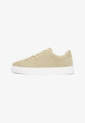 Tommy Hilfiger SUEDE METALLIC LOGO CUPSOLE TRAINERS - Trainers - sandalwood
