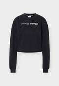 Nike Performance CREW - Sweatshirt - black/white