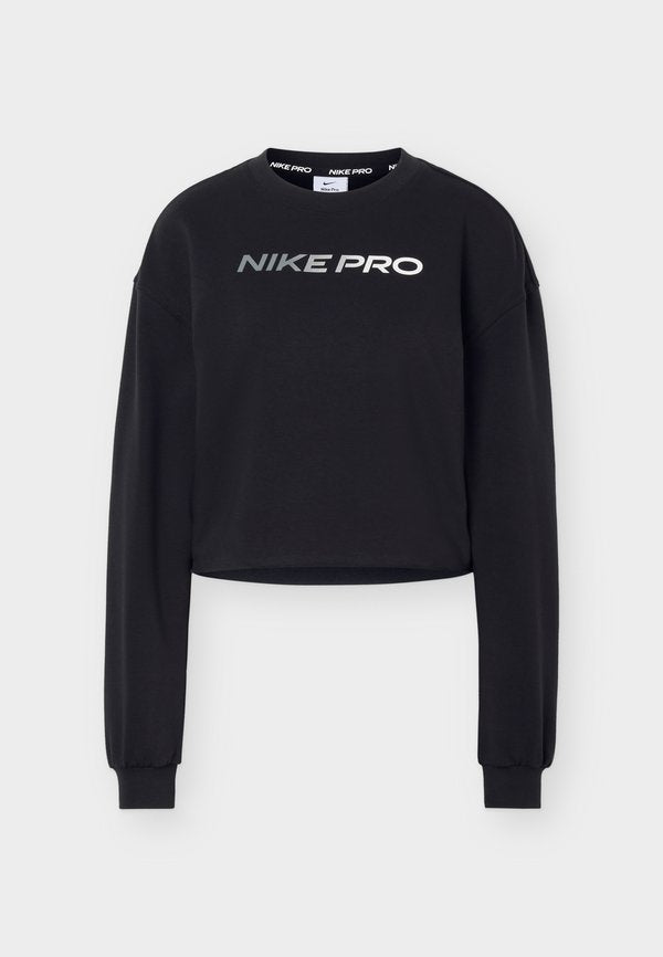 Nike Performance CREW - Sweatshirt - black/white