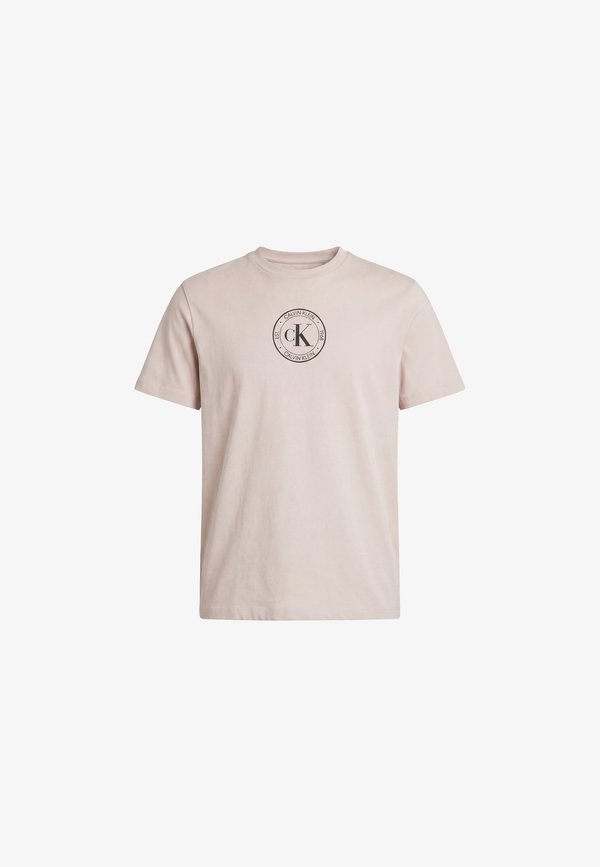 Calvin Klein Jeans CREST GRAPHIC - Print T-shirt - ashes of roses