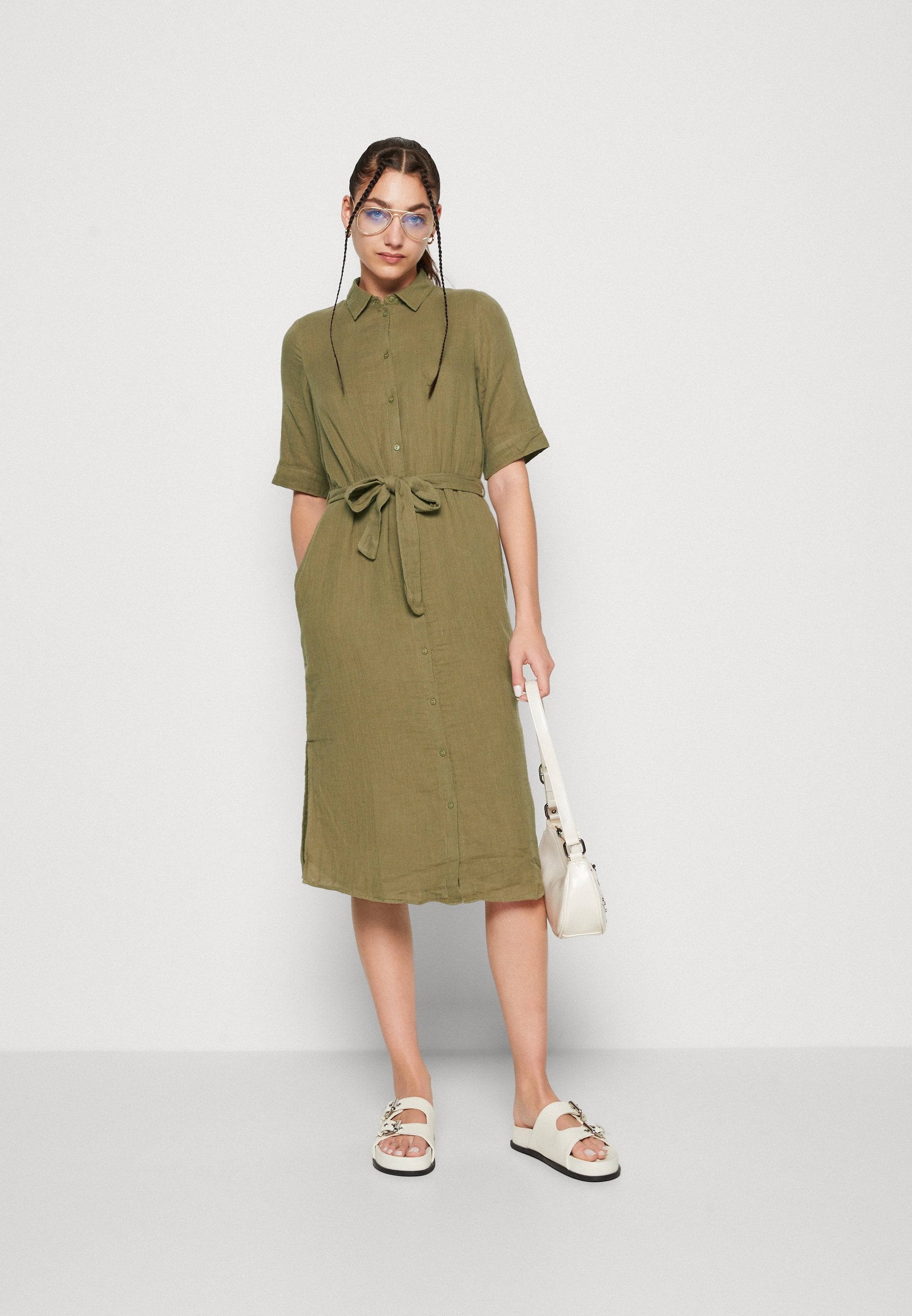 Pieces PCSTINA MIDI SHIRT DRESS