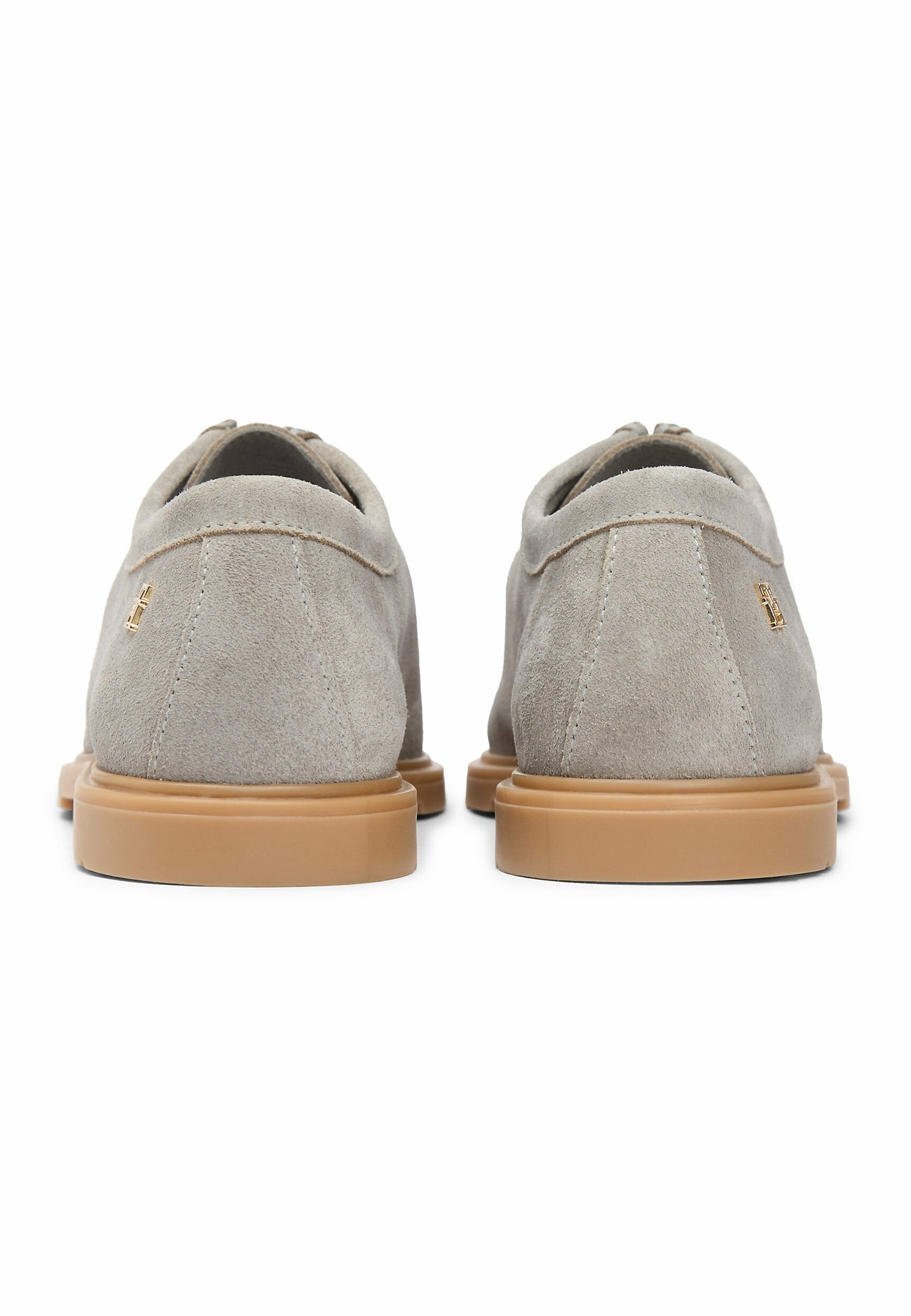 TH MONOGRAM SUEDE MOC TOE LOAFERS Media 4