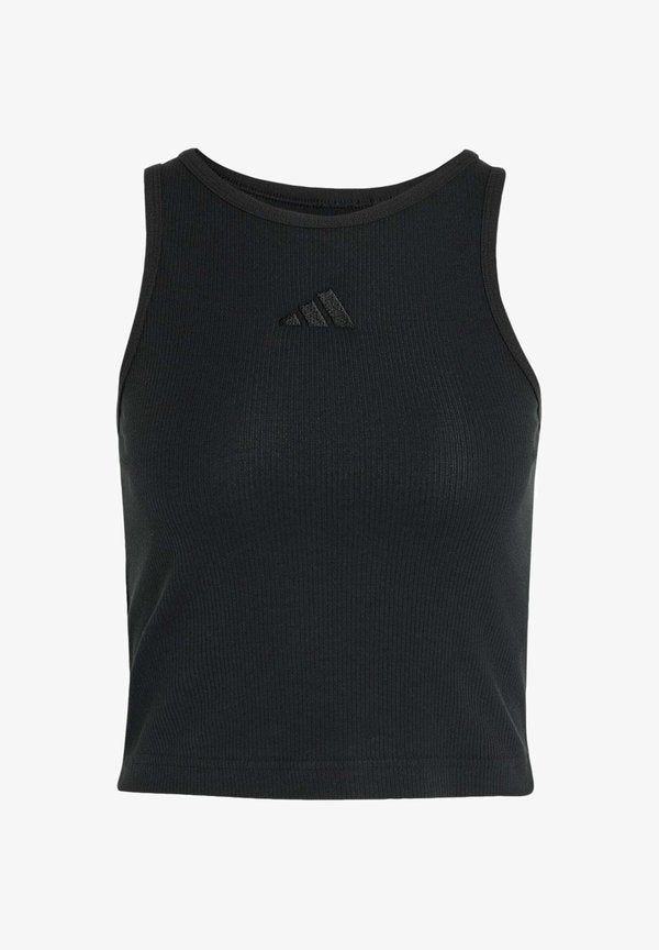 adidas Sportswear ADIDAS SPORTSWEAR W AK SL RIB TNK - Top - black