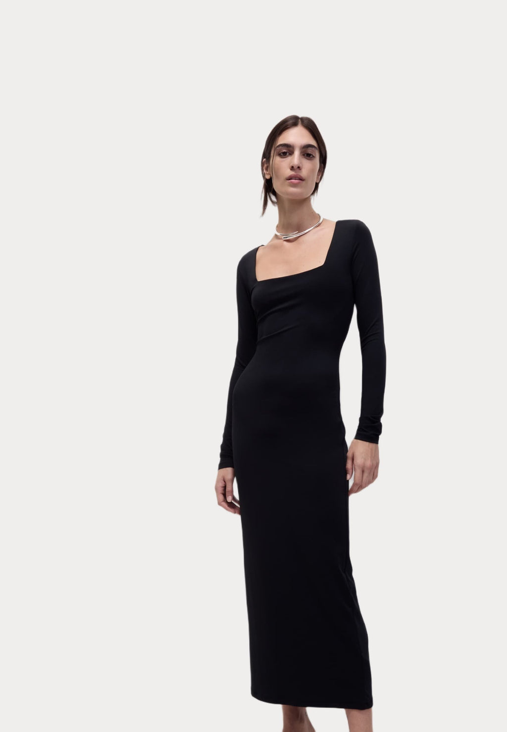 Marks & Spencer SQUARE NECK MIDAXI