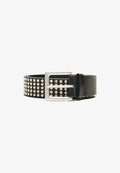 Bershka STUDDED - BELT - Belt - black