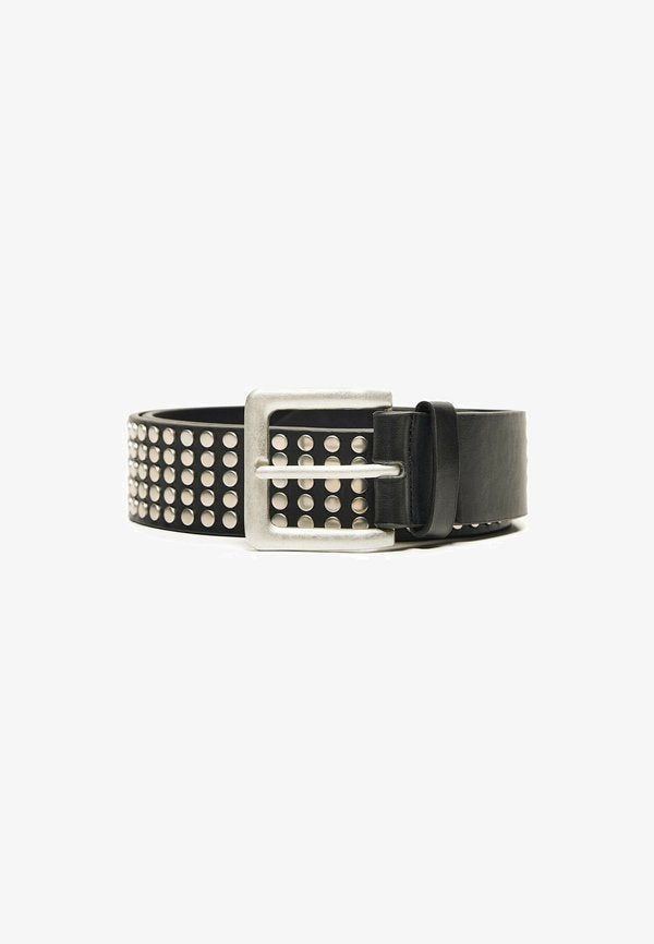 Bershka STUDDED - BELT - Belt - black