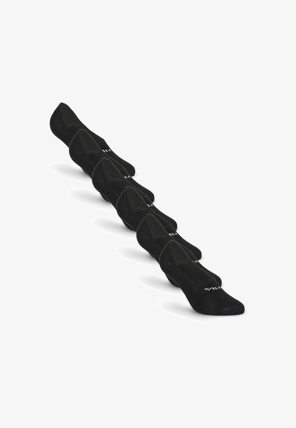 Fila GHOST SOCKS UNISEX 6 PACK - Invisible socks - anthracite black