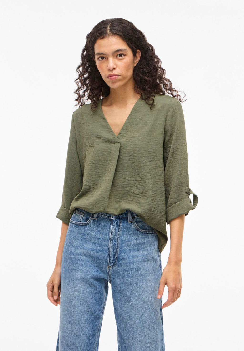 VILA 3/4 sleeved VIJOSA V-neck